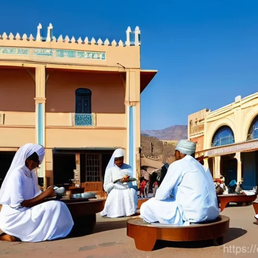 에리트레아 여행 안전 수칙 - **Asmara's Art Deco Afternoon Coffee Scene**
A vibrant and serene image capturing the unique arc...
