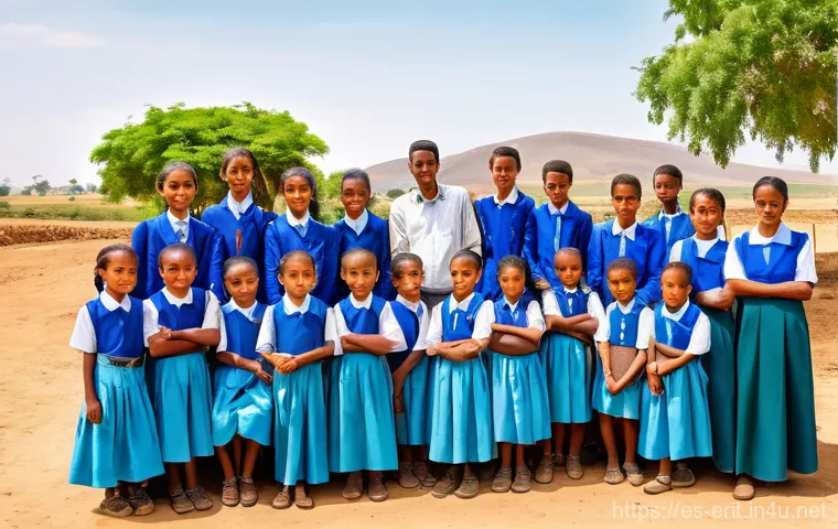 에리트레아 도시와 농촌의 차이 - **Rural Eritrean Life: Harmony with Nature**
    A serene and expansive rural landscape in Eritrea, ...
