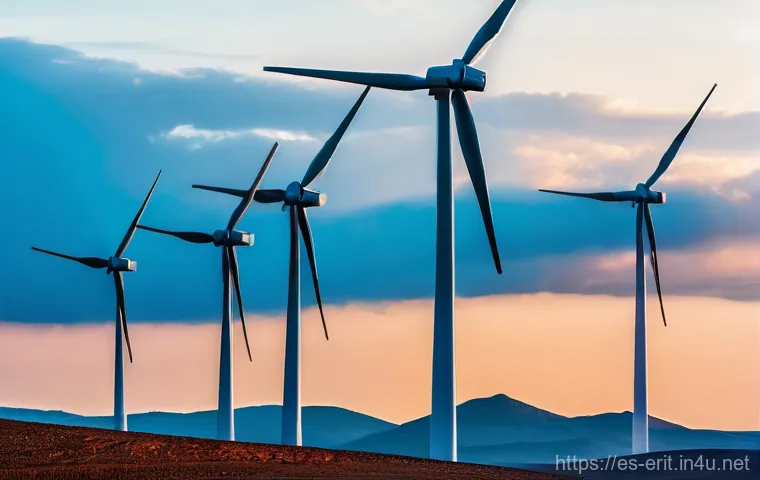 에리트레아의 풍력 에너지 - Here are three detailed image generation prompts in English, designed to be appropriate for a 15+ au...