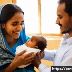 Home 19 에리트레아 독특한 이름 짓기 풍습 - **Prompt:** "A heartwarming scene depicting an Eritrean naming ceremony inside a traditional home. I...